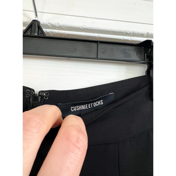 CUSHNIE ET OCHS FLARED RUFFLE SALSA PANTS - Picture 5 of 8